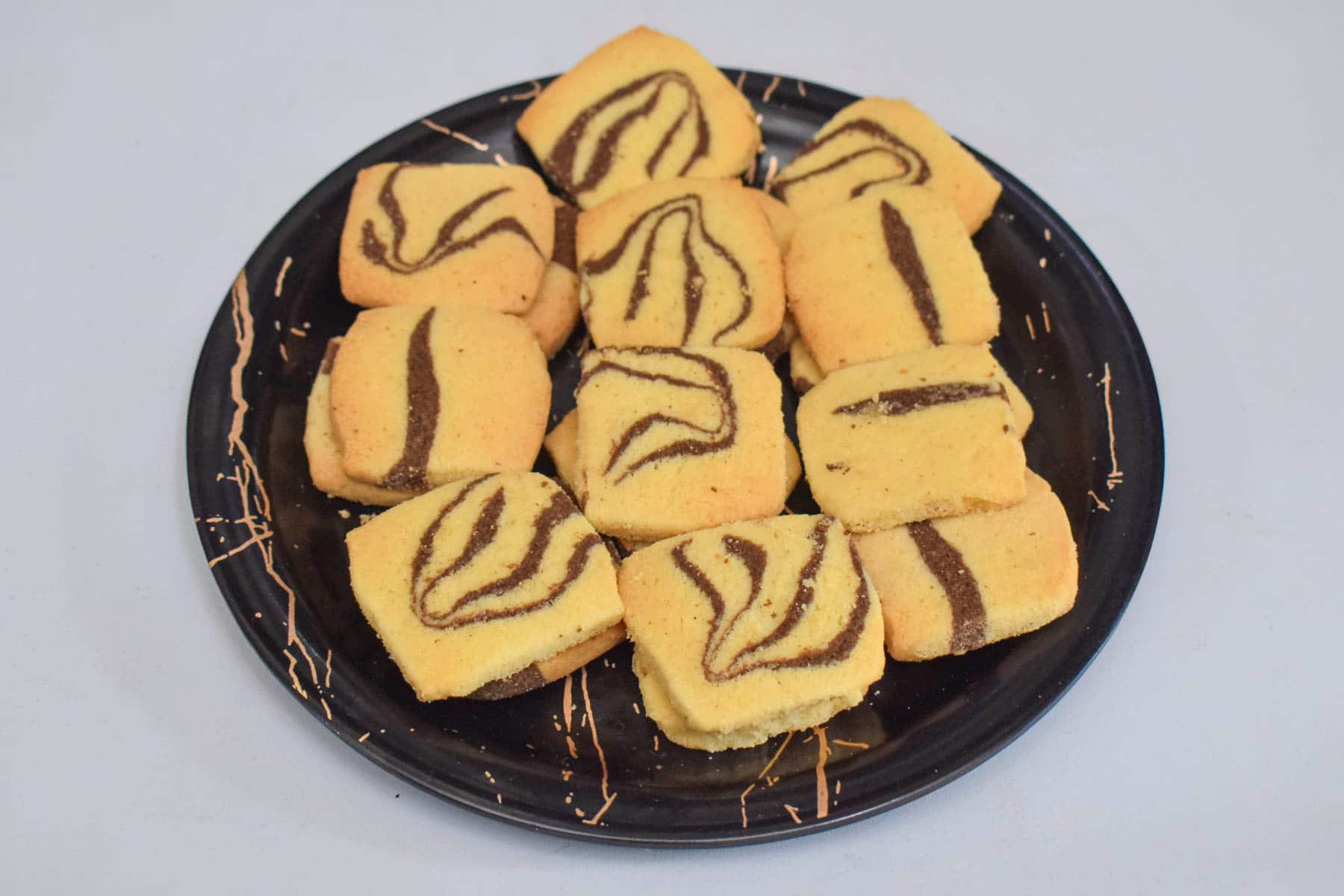 Milk chocolate biscuits from the bakery menu