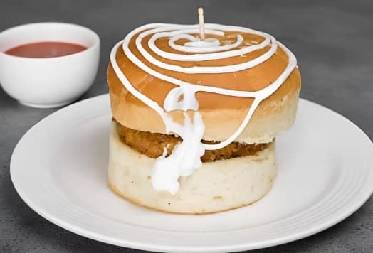 Veg burger from Baker’s Delight’s menu